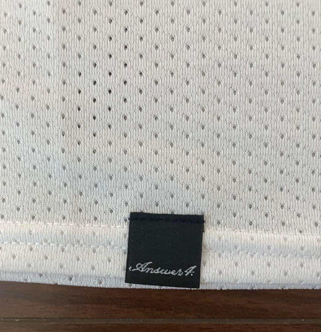 ウォーキング・ランニングウェア Answer4 Dry Tshirt White L