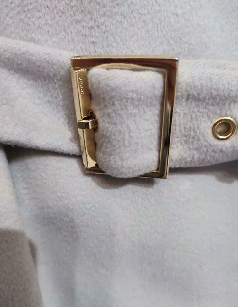 GUCCIカシミア混 ロングコート 38トムフォード期 GG総柄