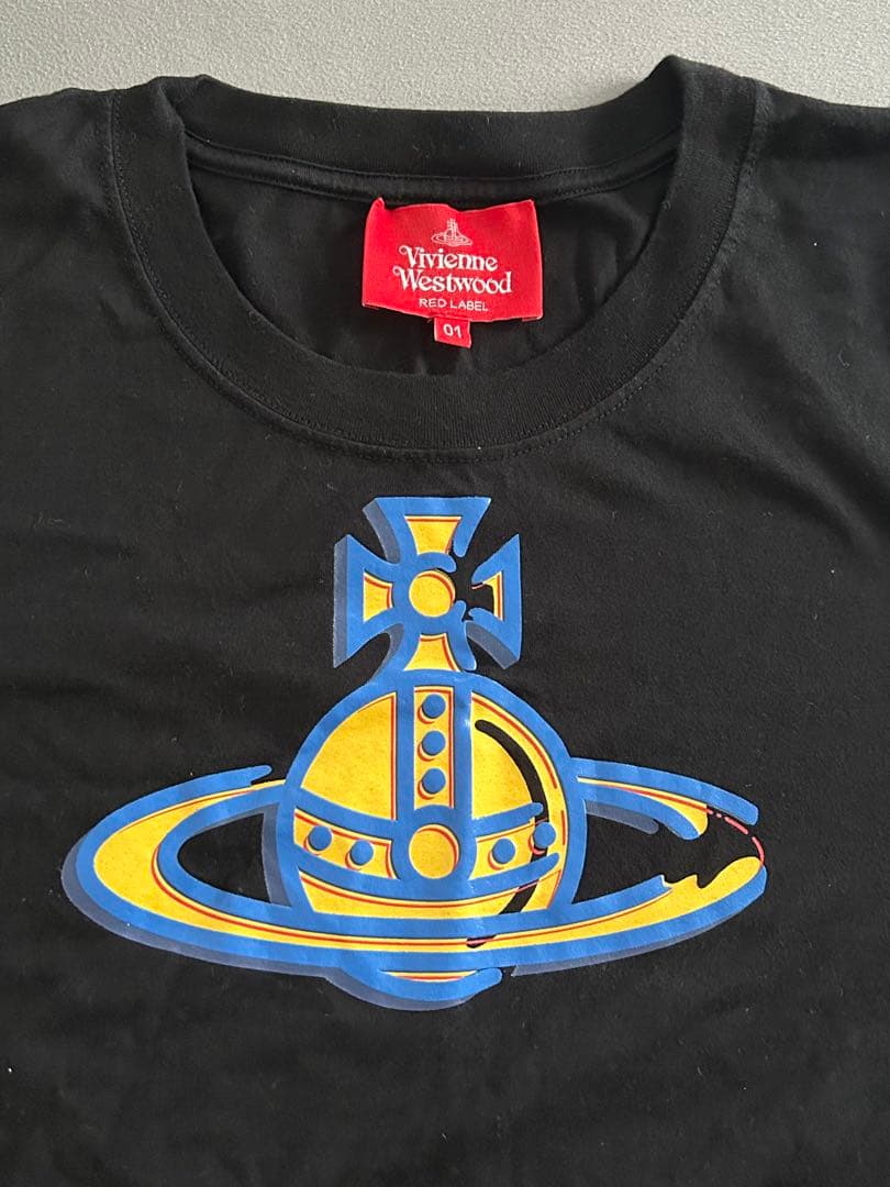 【最終値引き！】Vivienne Westwoodブラック半袖Tシャツ Mサイズ