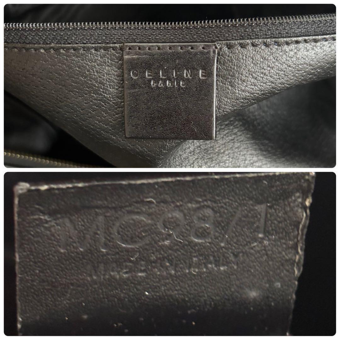 美品✨セリーヌ ボストンバッグ 黒マカダム PVCレザー y2k ヴィンテージ
