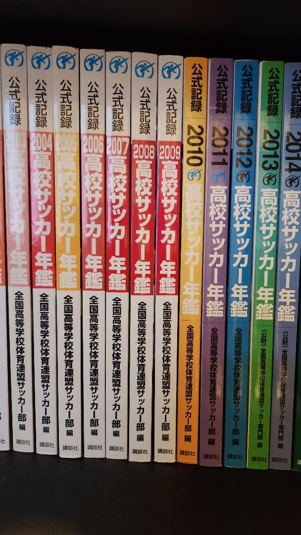 超希少　高校サッカー年鑑　1991～2025　26冊+1冊　計27冊セット