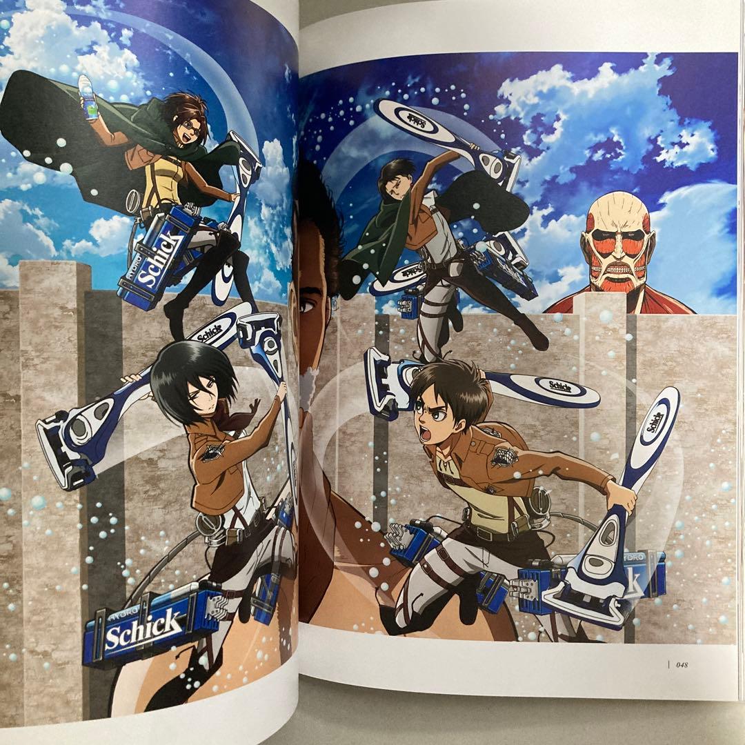 進撃の巨人 ANIME ILLUSTRATIONS イラスト集　匿名配送