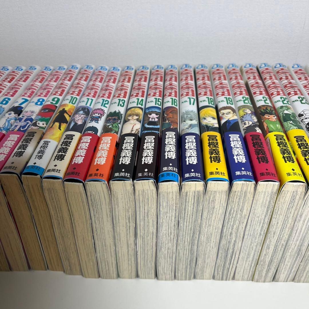 HUNTER×HUNTER 全巻 初版,帯 多数 + 0巻,ハンターズガイド