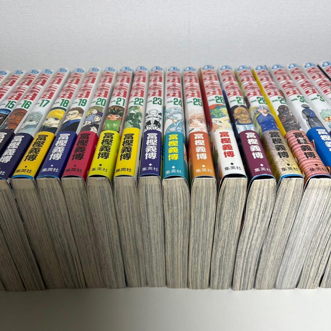 HUNTER×HUNTER 全巻 初版,帯 多数 + 0巻,ハンターズガイド