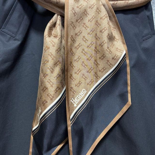【15.9万円／春コート】　HERNO×トゥモローランド スカーフベルトコート