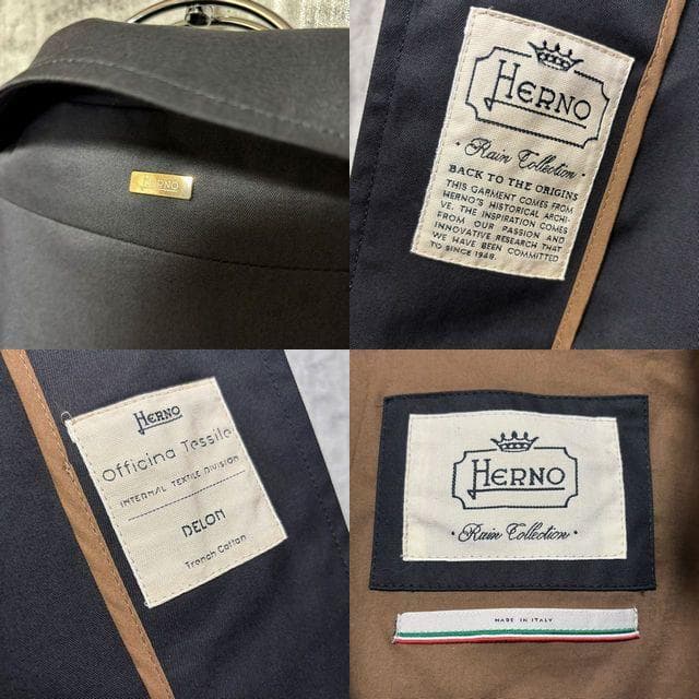 【15.9万円／春コート】　HERNO×トゥモローランド スカーフベルトコート