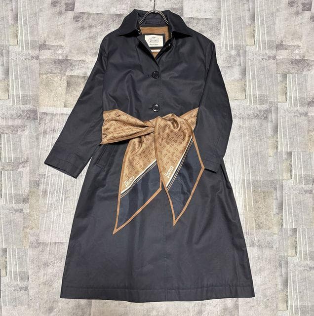 【15.9万円／春コート】　HERNO×トゥモローランド スカーフベルトコート