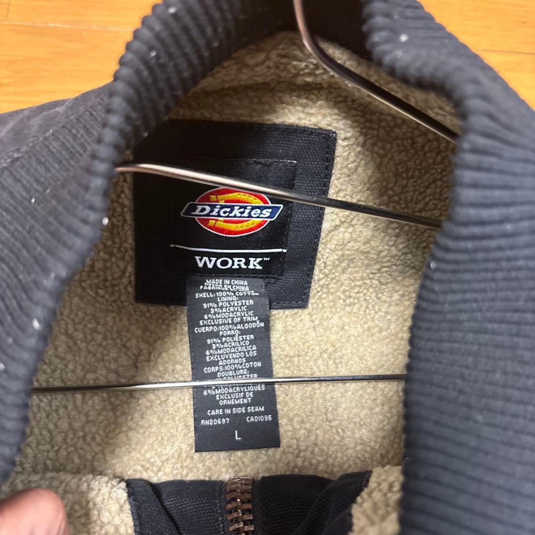 ディッキーズ　ダックベスト　裏ボア