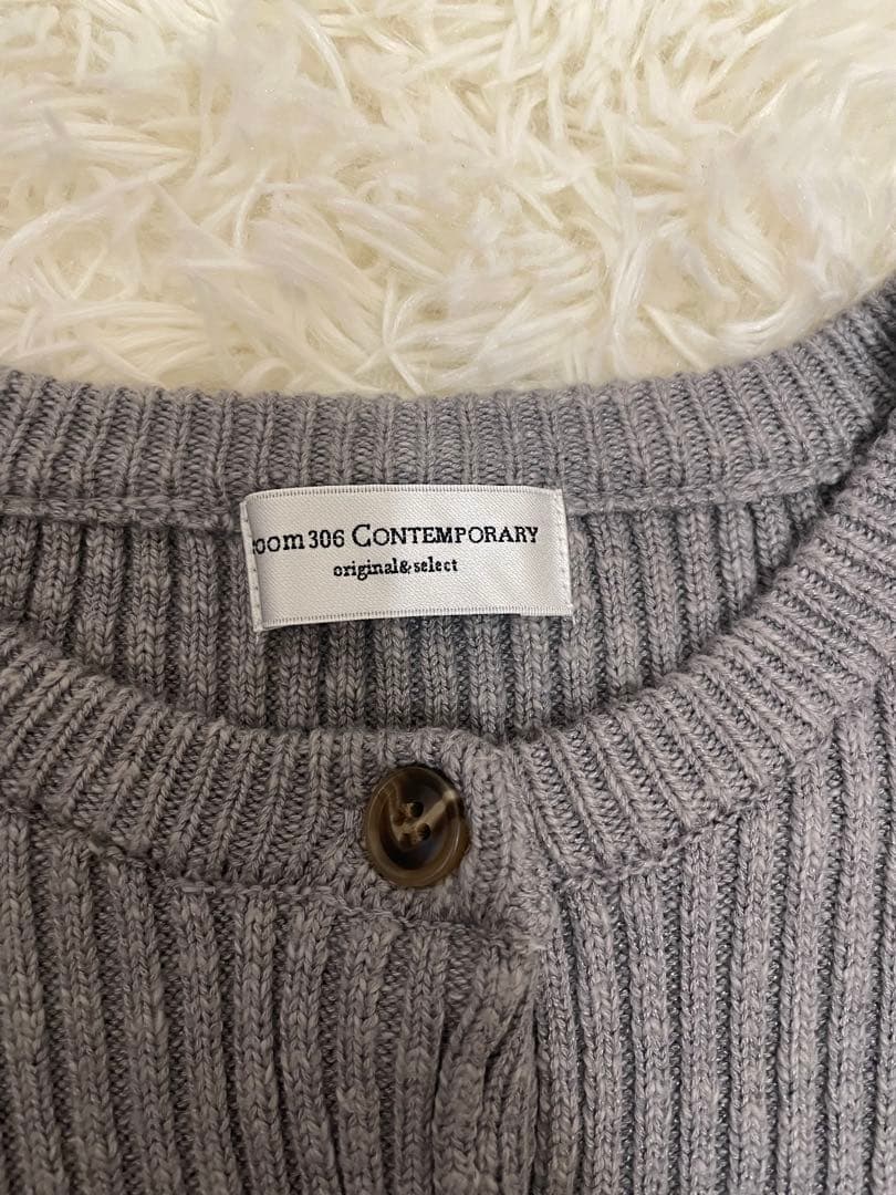 トップス Rib Knit Cardigan