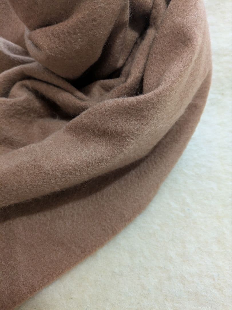 週末値下げ　ノーブル Noble カシミヤ100％ 大判 ストール キャメル