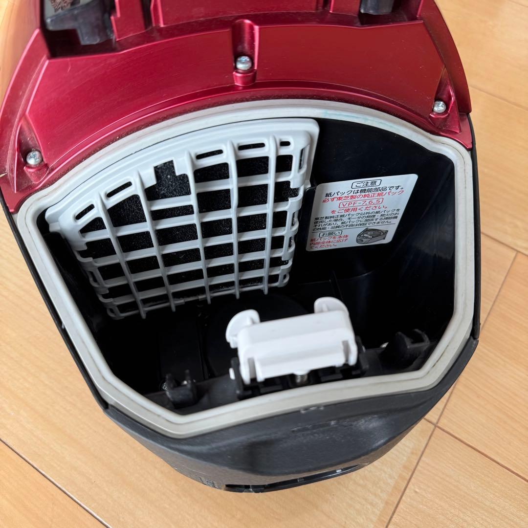 東芝 VC-PD9（R） 掃除機 紙パック式 中古 動作品