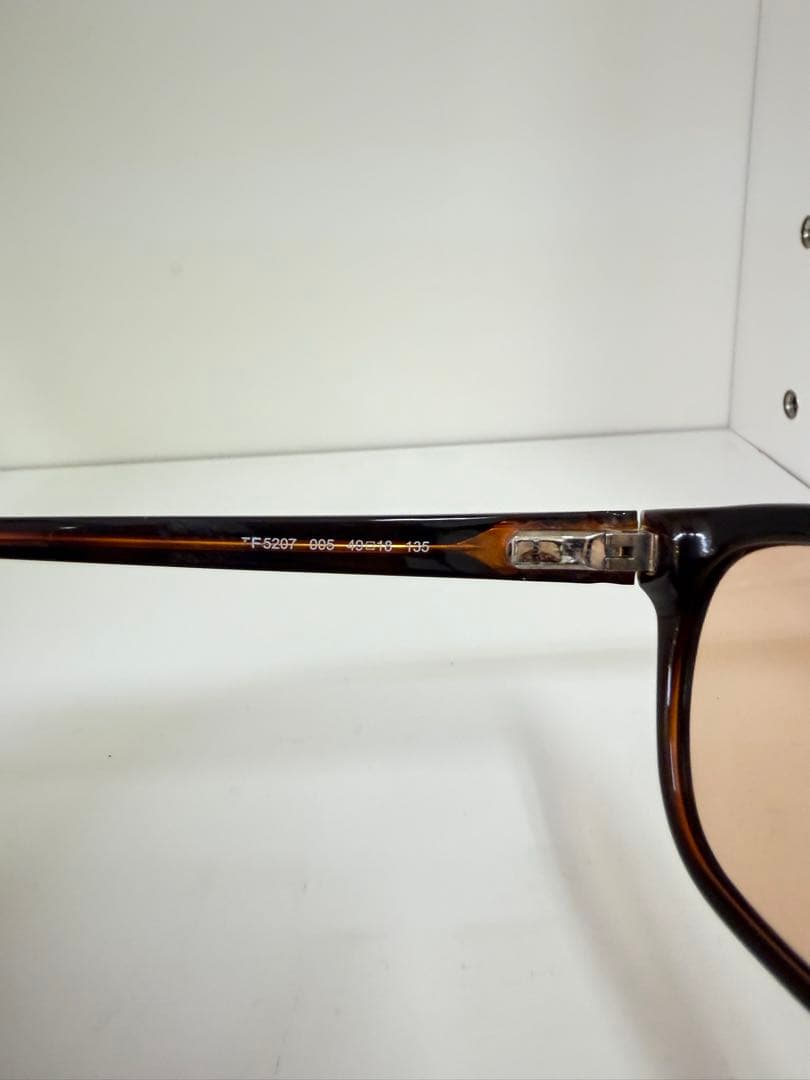 TOM FORD TF5207 005 ライトブラウンレンズ　度なし　サングラス
