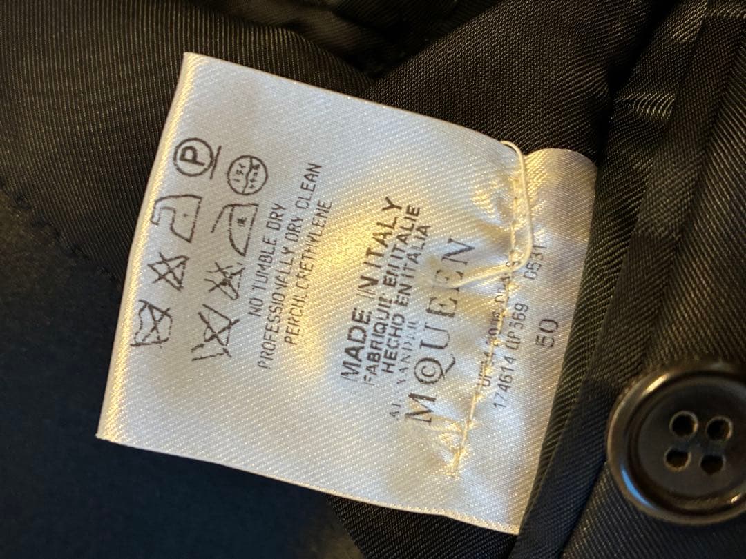 06AW Alexander McQueen フェザー テーラードジャケット