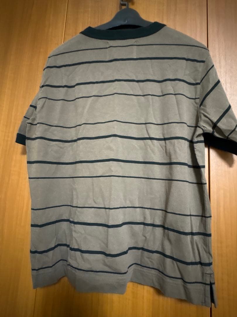 トップス MHL./COTTON LINEN STRIPE JERSEY SS