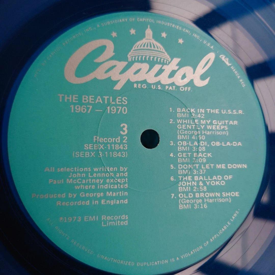 レア•ブルーUS盤The Beatles / 1967-1970