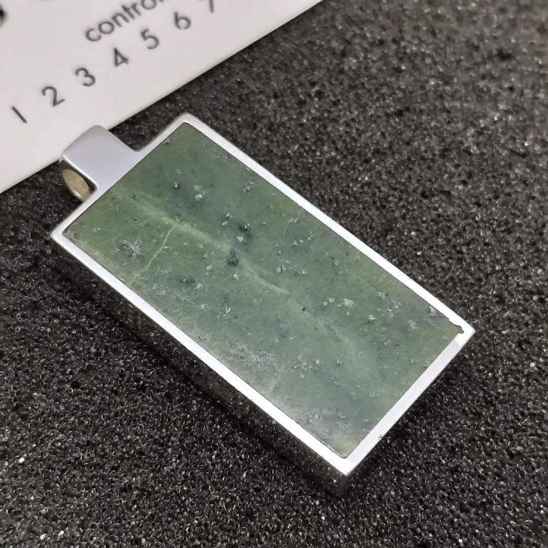 希少品 オールドグッチ ネックレス トップ ヴィンテージ 天然石 グリーン系