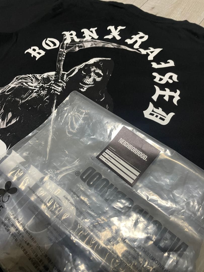 NEIGHBORHOOD x Born x Raised Tee 袋付き