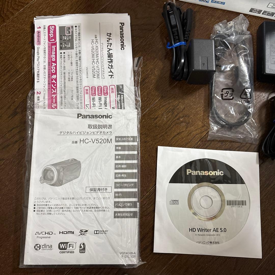Panasonic HC-V520M/デジタルハイビジョンビデオカメラ/一部異常