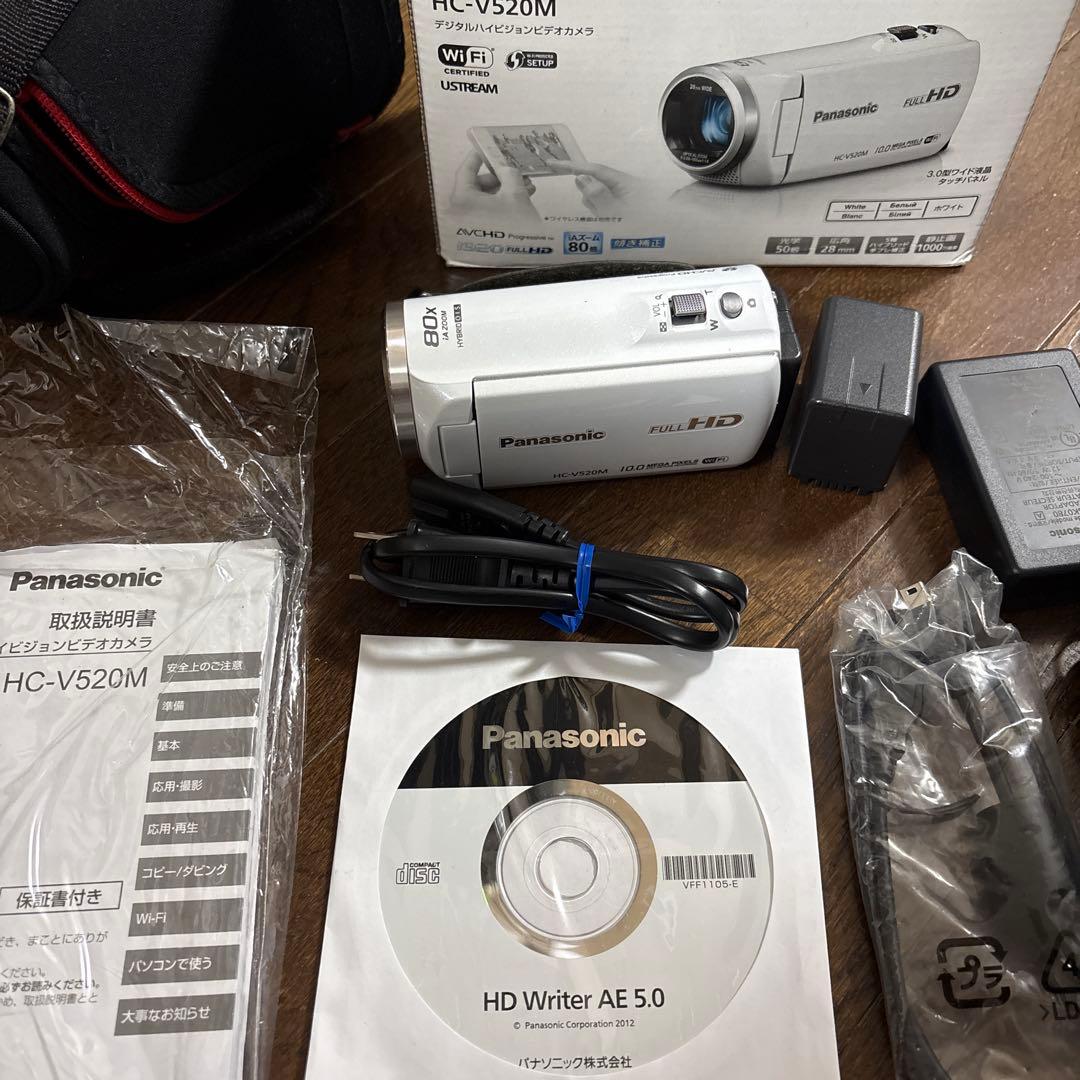 Panasonic HC-V520M/デジタルハイビジョンビデオカメラ/一部異常