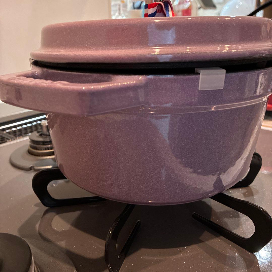 ストウブ (Staub)ピコ・ココット　ラウンド　20cm(パープル)