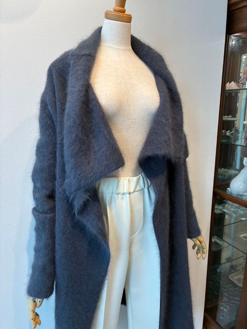 【極美品】KristenseN Du Nord☆アンゴラニットコート☆