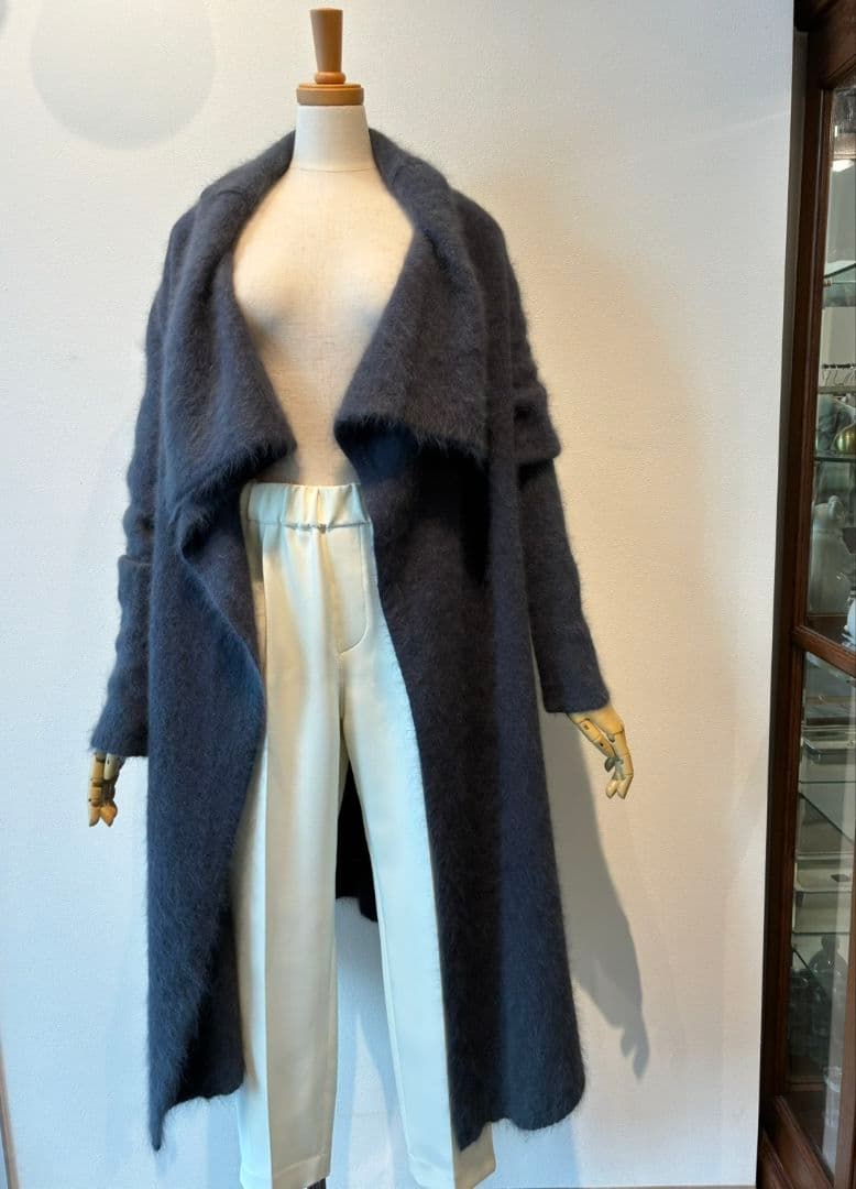 【極美品】KristenseN Du Nord☆アンゴラニットコート☆