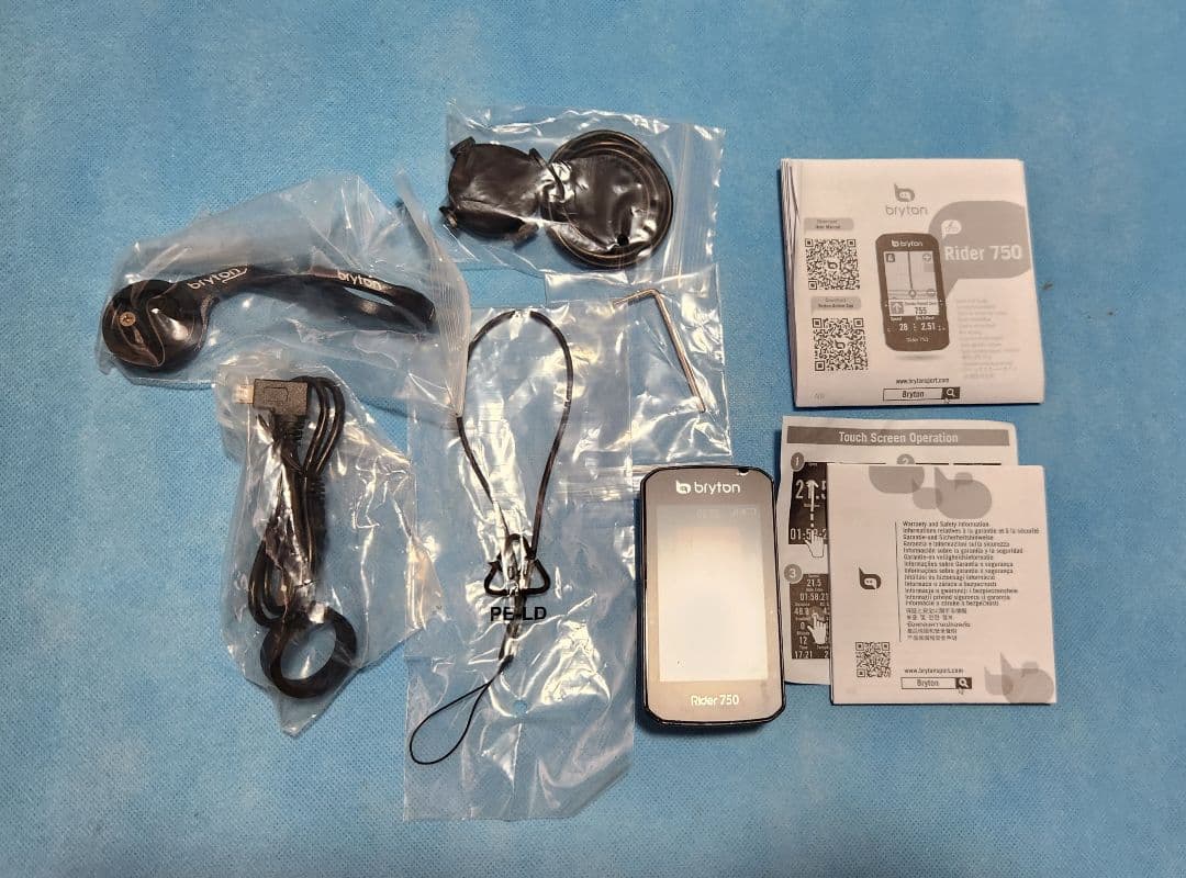 Bryton Rider 750 GPSサイコン本体【中古品・ジャンク扱い】