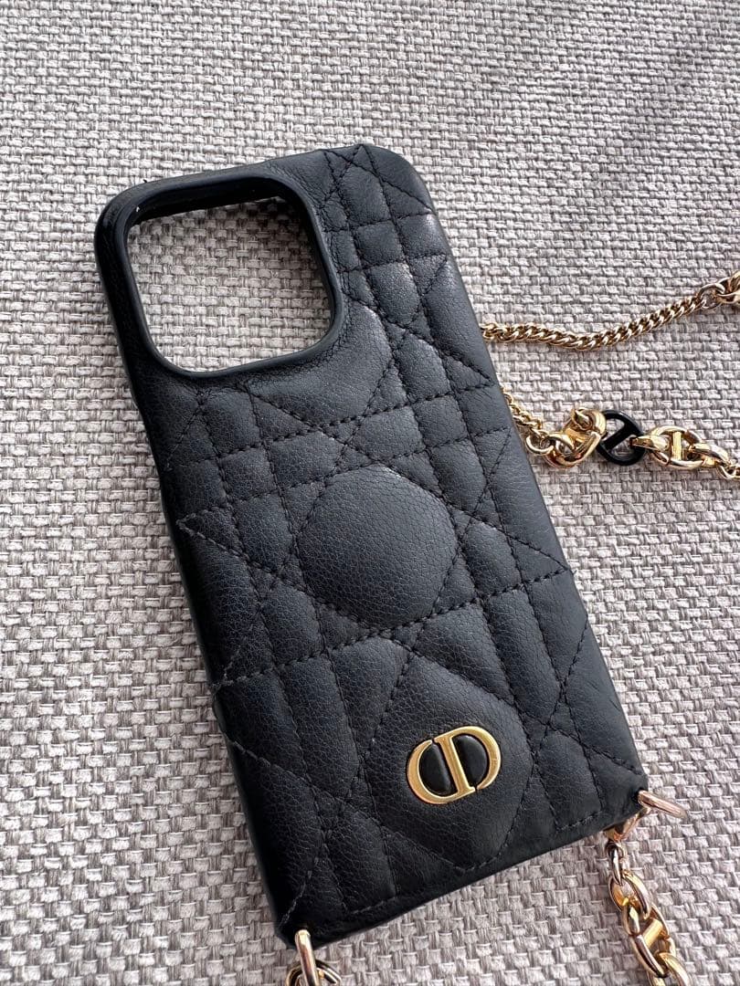 iPhoneケース　14 pro Dior ブラック