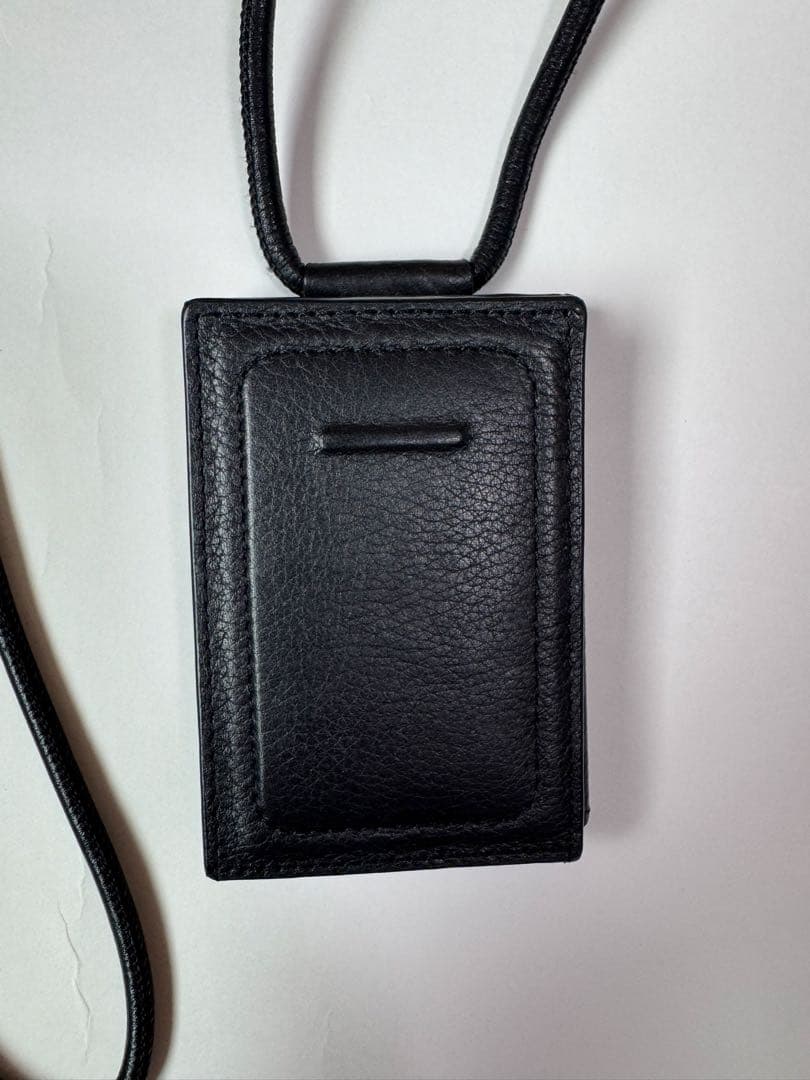 【美品】objcts.io レザーストラップ一体型ウォレット&カードケース