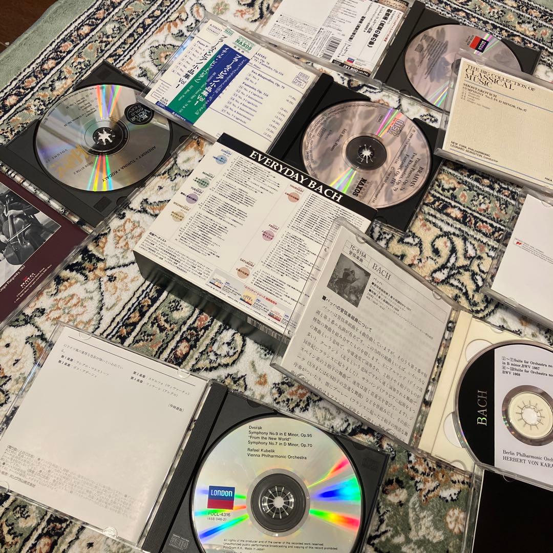 クラシックのCDまとめ売り11点バッハメンデルスゾーンブラームスラフマニノフ