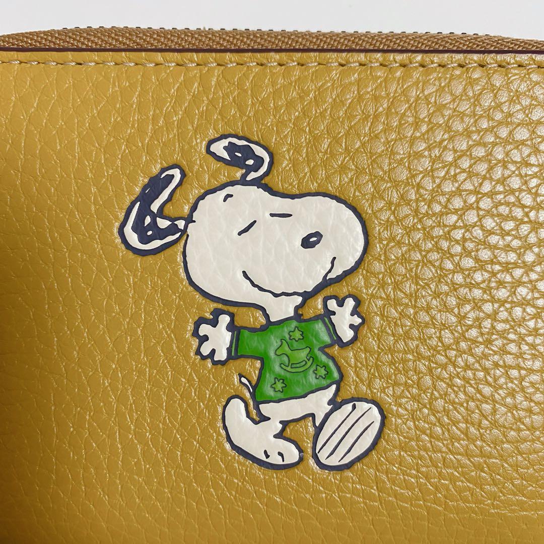 【大人気！】COACHコーチ★スモールジップアラウンドウォレット★スヌーピー