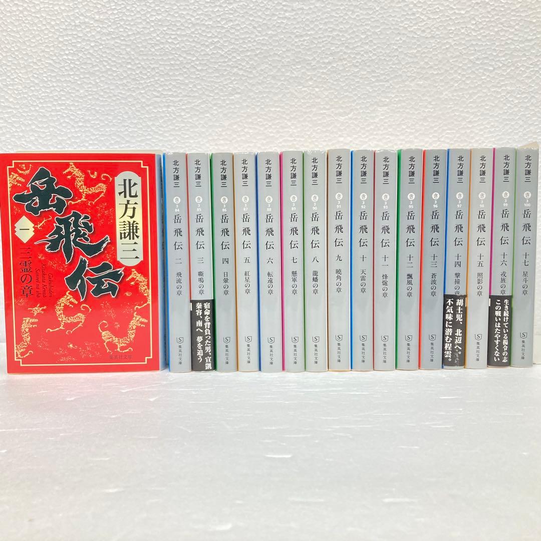 【無料匿名発送】岳飛伝 全17巻セット　北方謙三