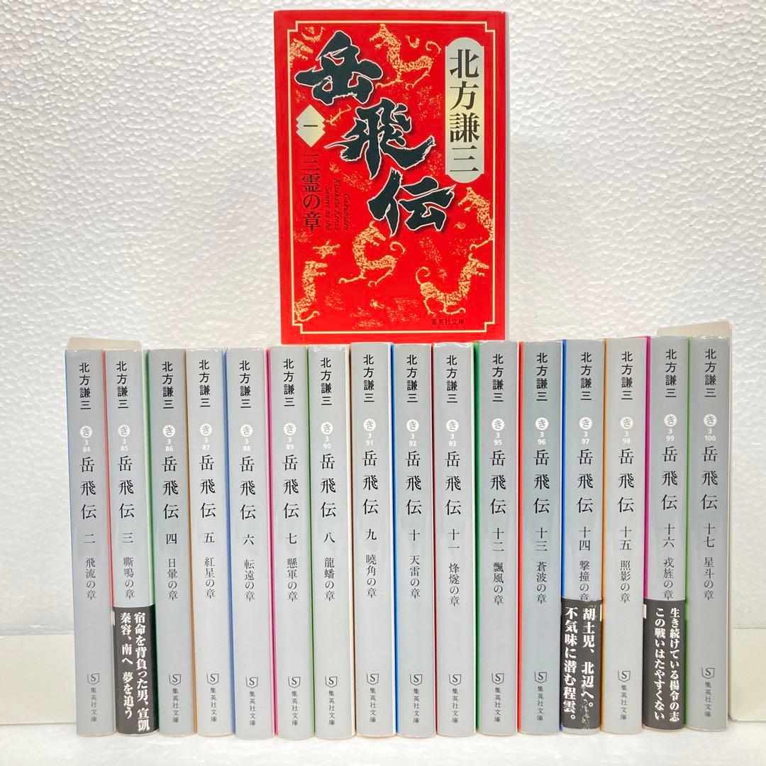 【無料匿名発送】岳飛伝 全17巻セット　北方謙三