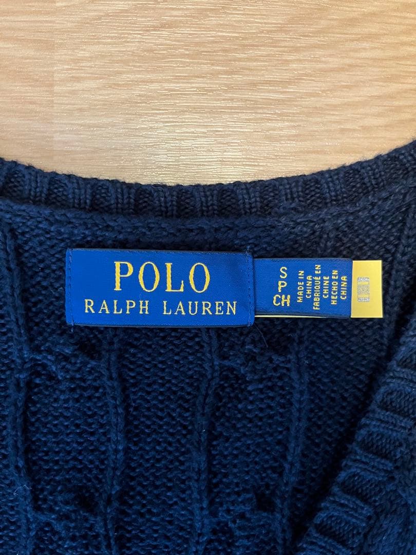 POLO Rlaph Lauren ケーブルニット ベスト