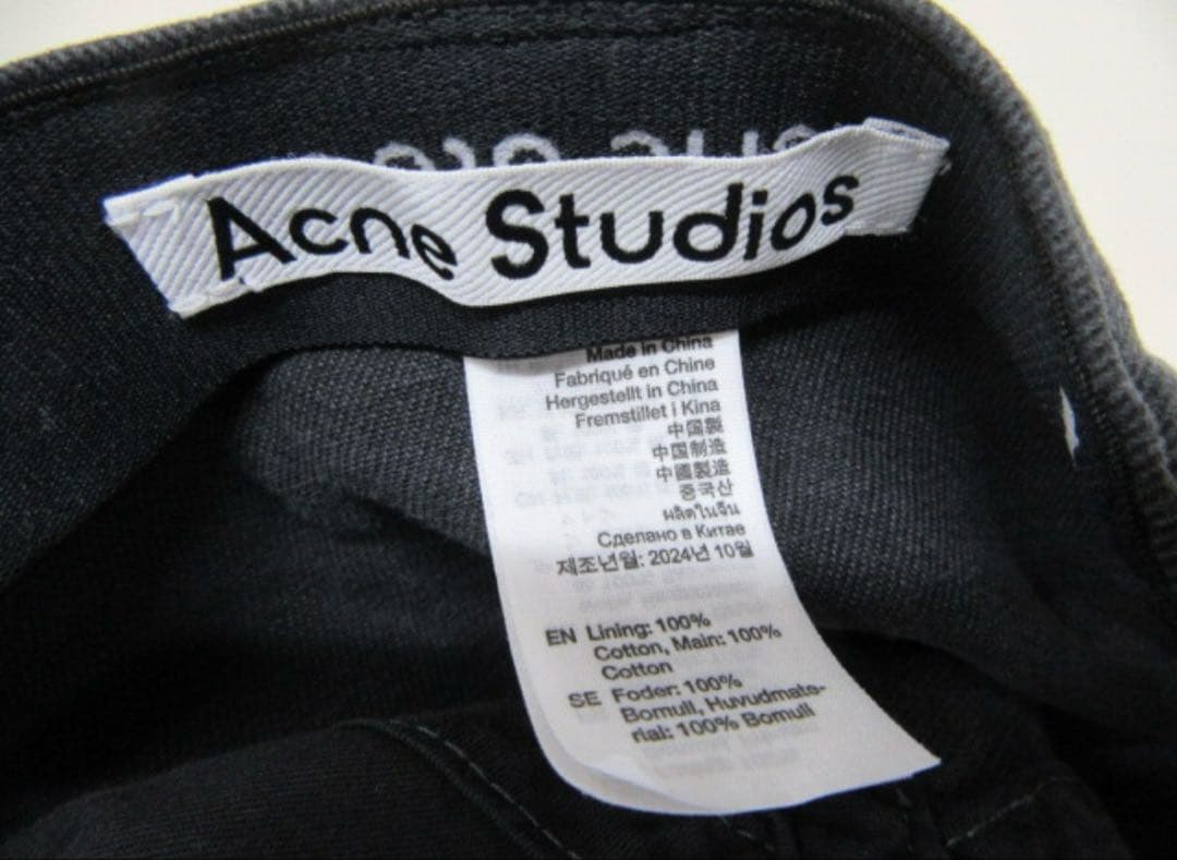 【即完】Acne Studios × Kappa コラボ ツイルロゴキャップ