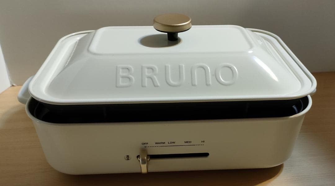 BRUNO コンパクトホットプレート BOE021 ホワイト 未使用品