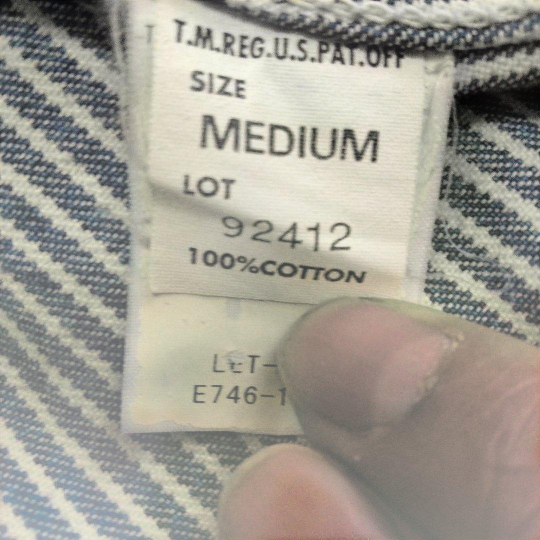 Lee 復刻　91-J ヒッコリー　カバーオール ユニオンチケット　リー