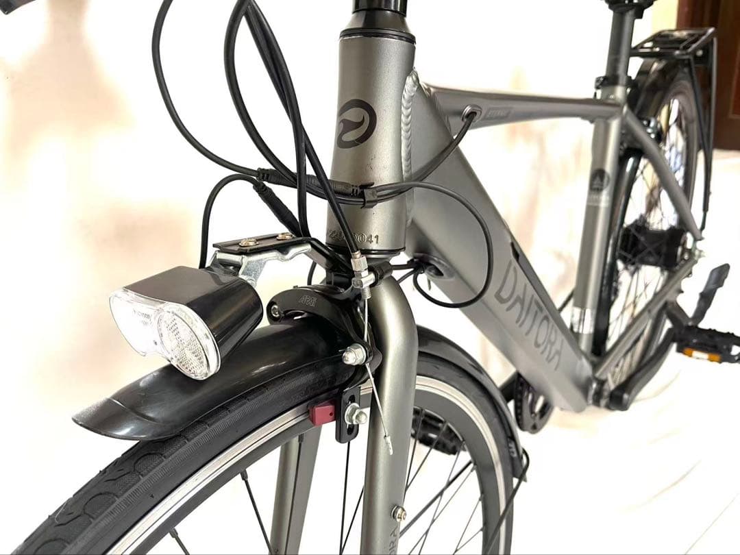 【動作確認済】送料無料 DAITORA 電動アシスト自転車 低走行距離99km