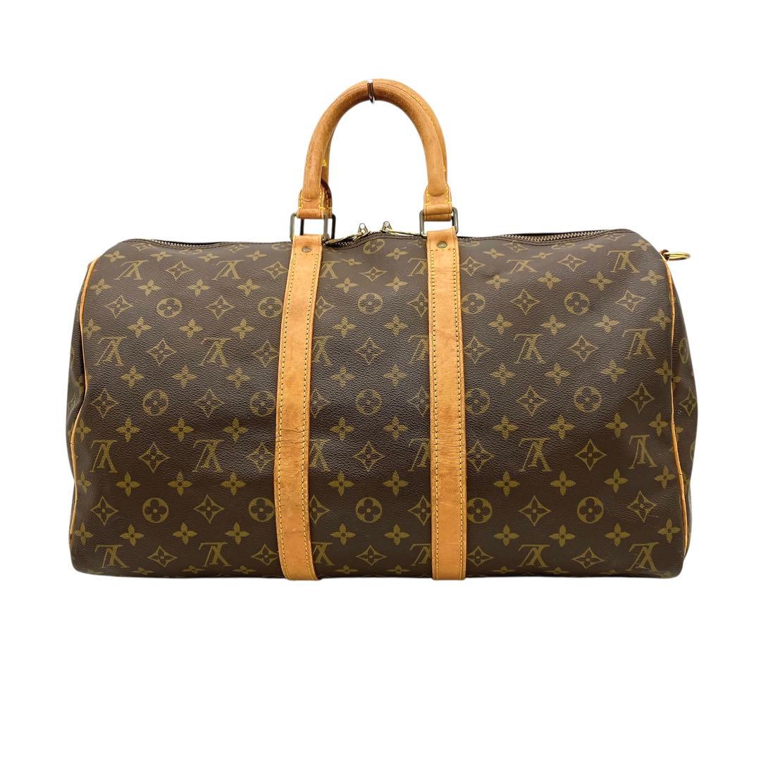 【LOUIS VUITTON】キーポル バンドリエール45 モノグラム　旅行鞄