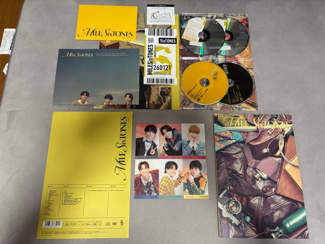 SixTONES ストーンズ　milesixtones アルバム