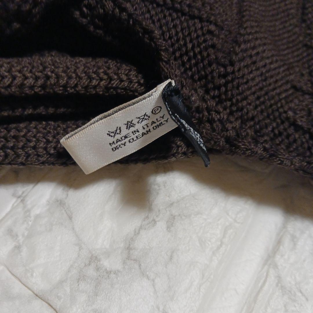 Christian Dior ダークブラウン マフラー