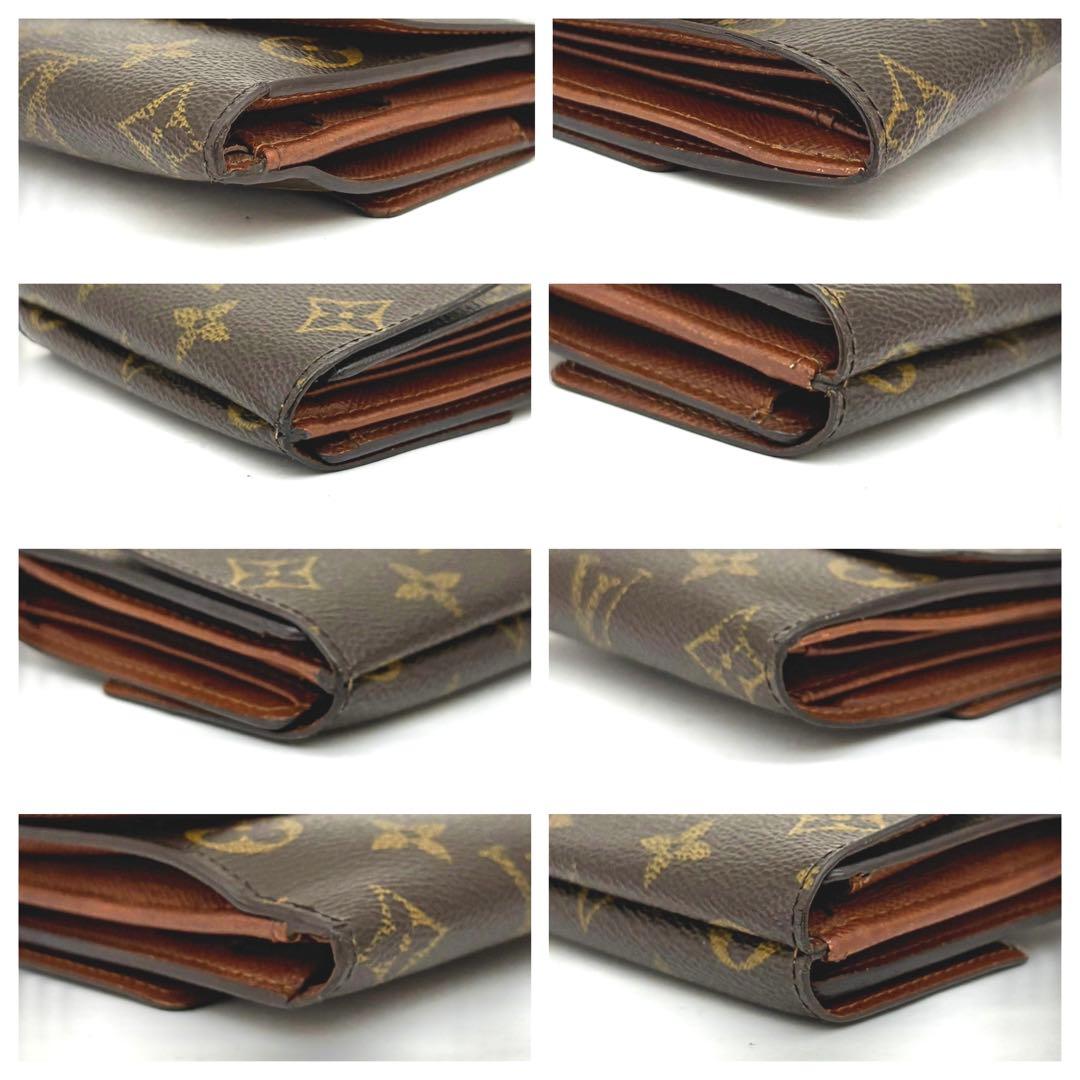 【鑑定済】ルイヴィトン モノグラム ポルトモネ ビエ カルトクレディ Wホック