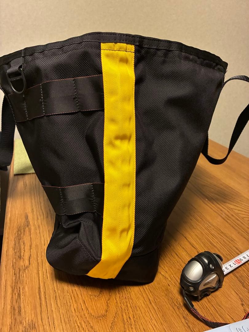 BRIEFING×BEAMS GOLF限定コラボ トートバッグ ブラックイエロー