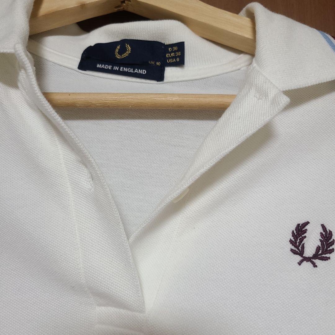 Fred Perry　白　ポロシャツ