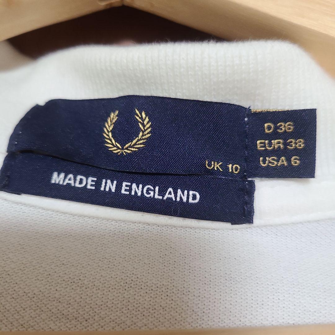 Fred Perry　白　ポロシャツ
