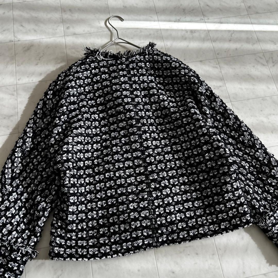 【美品】Gready Brilliant LUツイードラペルジャケット 金ボタン