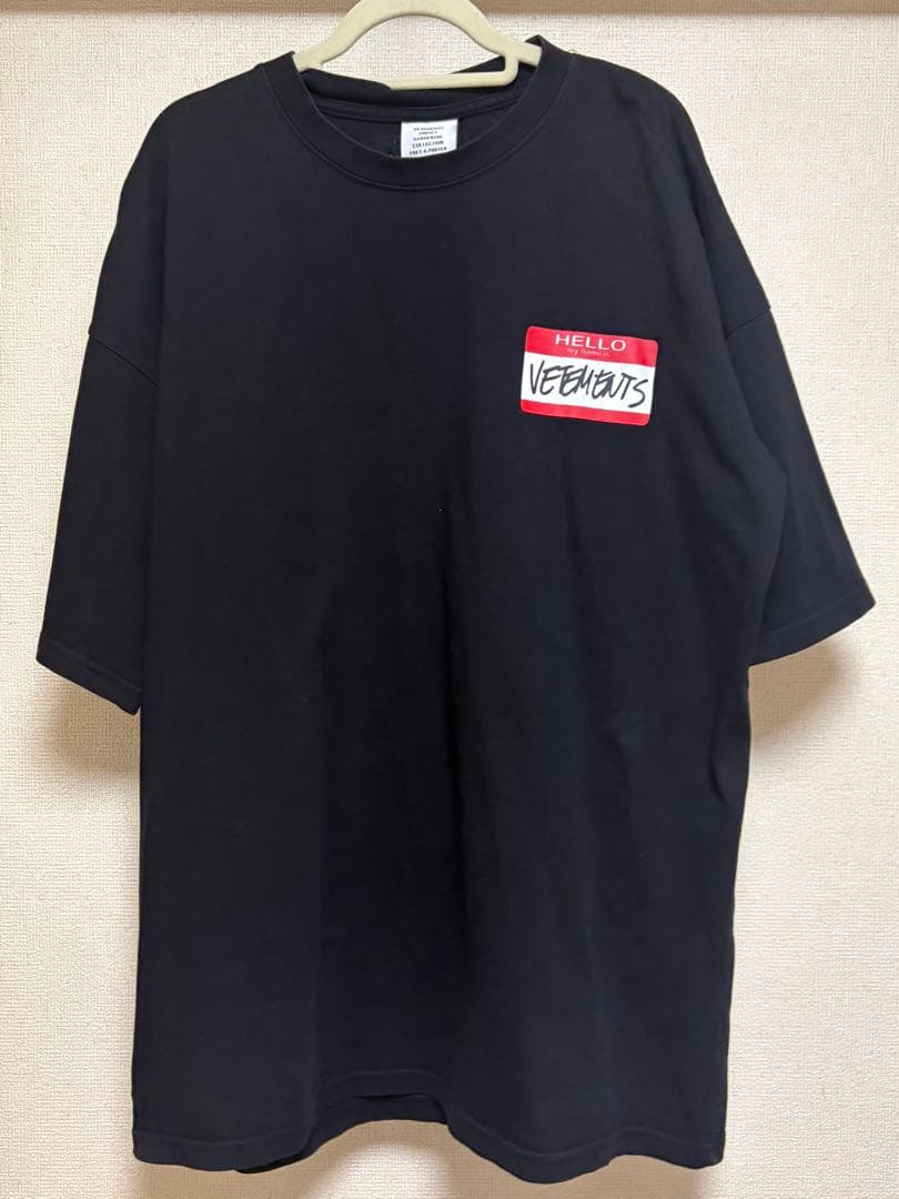 vetements ヴェトモン my name is tシャツ M