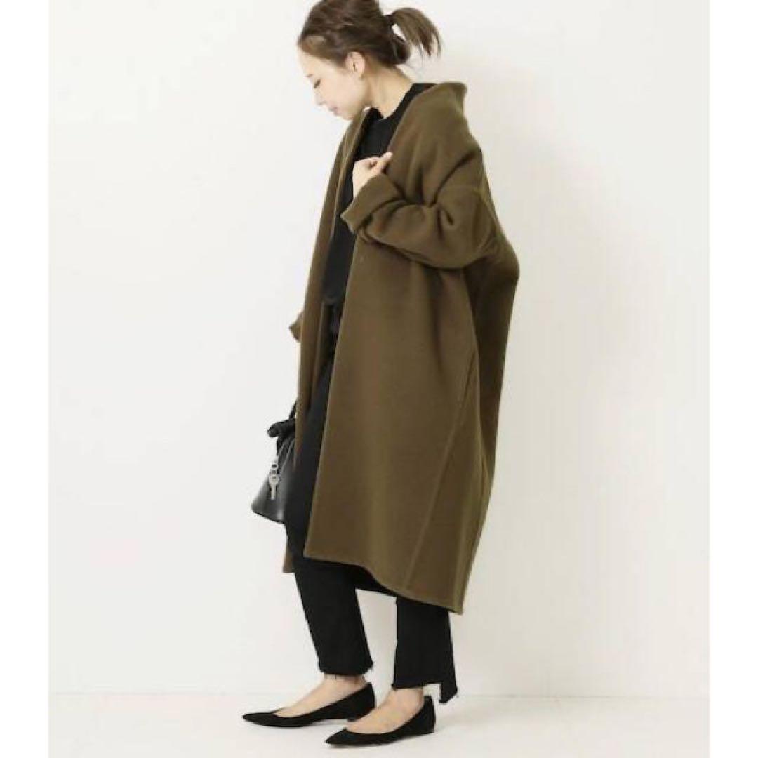 Deuxieme Classe ウールノーカラーコート