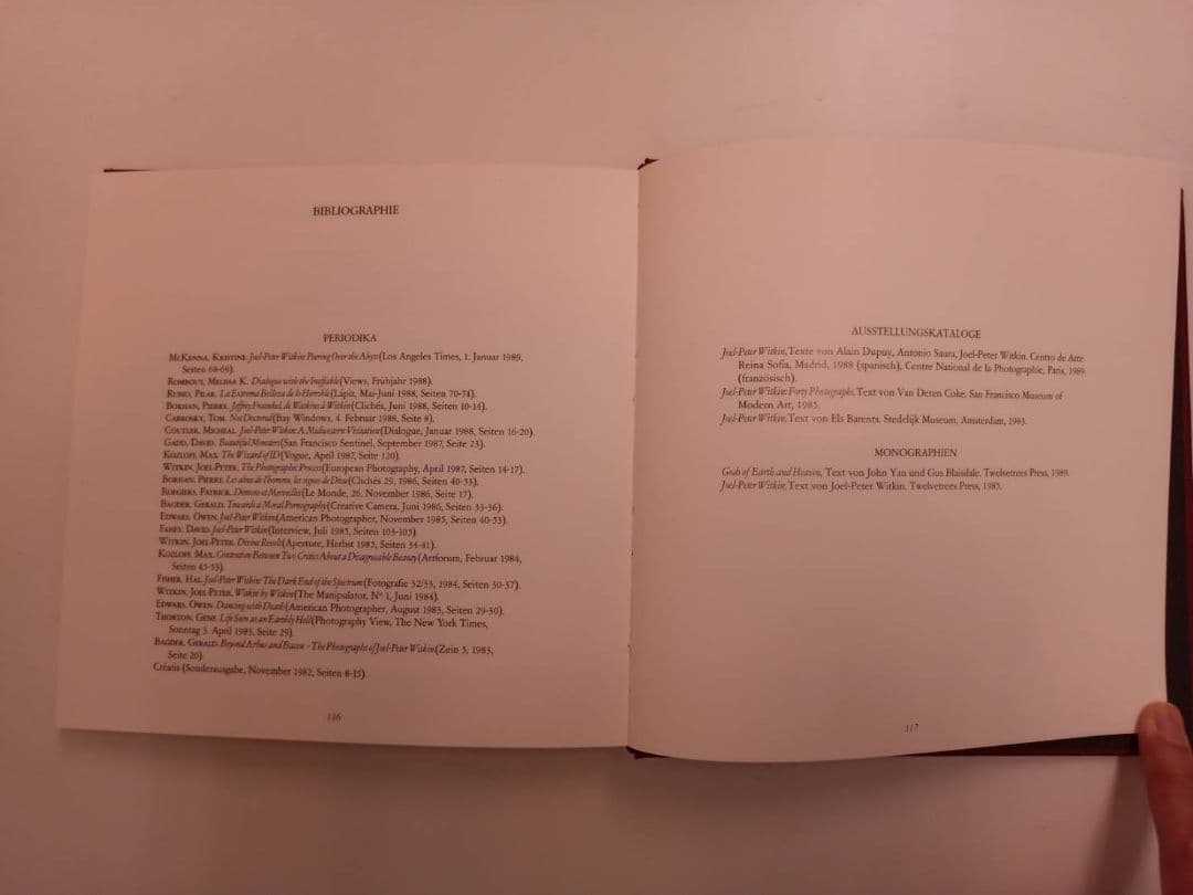 【希少本・美品】Joel Peter Witkin展覧会図録／ウィトキン写真集