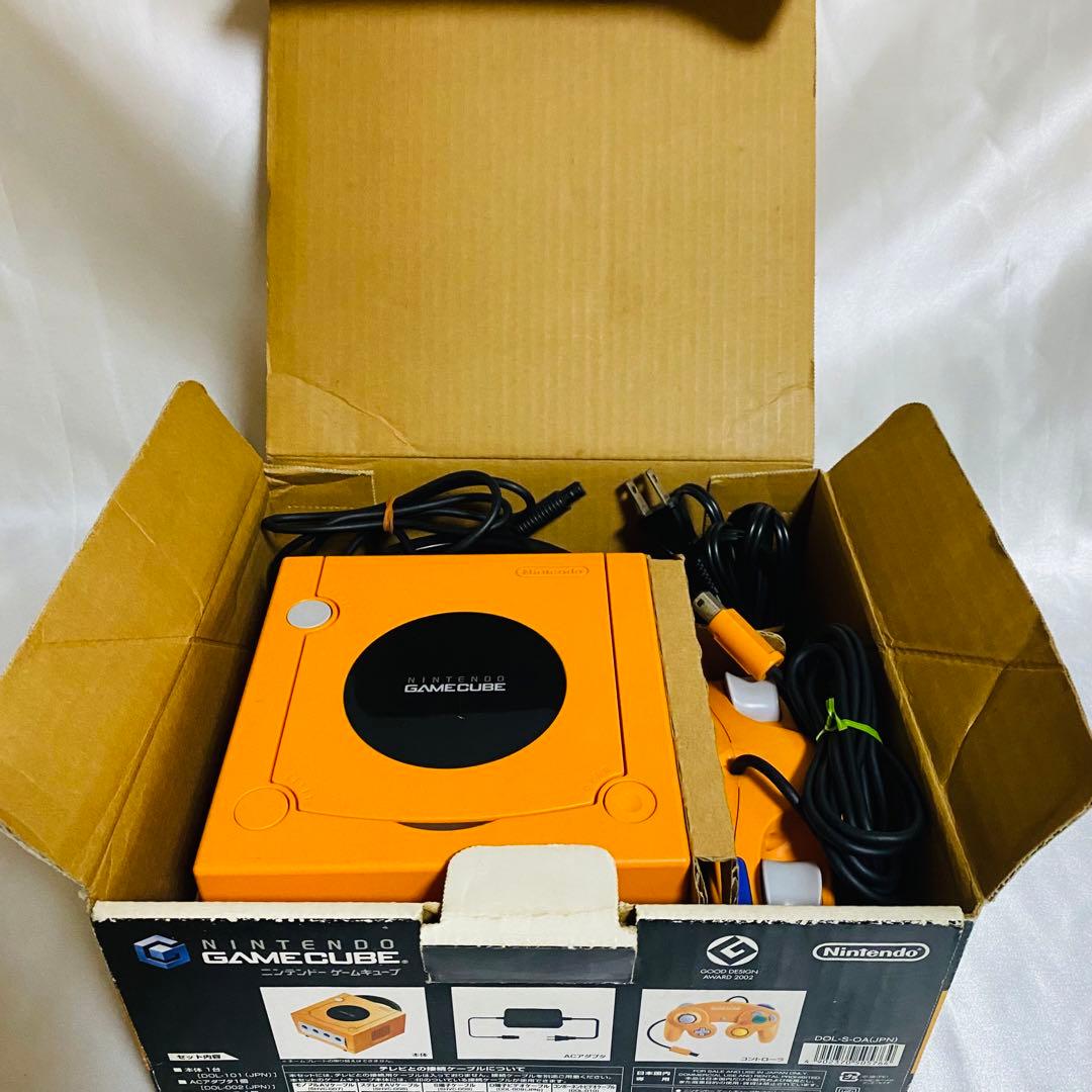 【箱付き・良品】任天堂ゲームキューブ　ゲームキューブ　本体　コントローラー